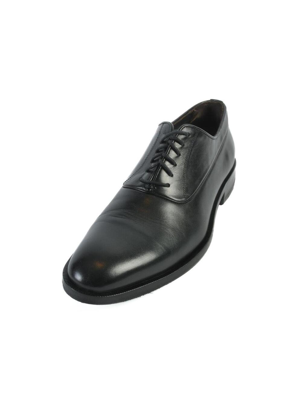 Canali NIB Black Oxford Shoes 9.5 38329